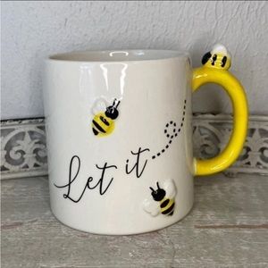 18.26 ounce Ceramic Let it Bee Mug